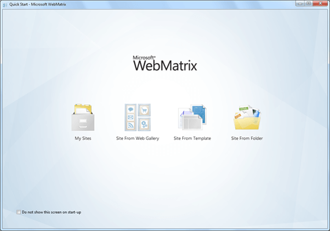 מדריך WebMatrix CSHTML