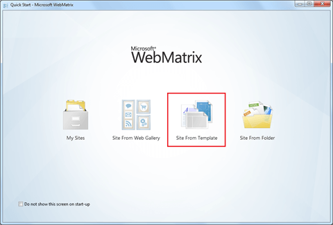 PHP WebMatrix